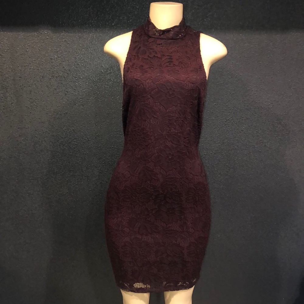 Burgundy Privy dress